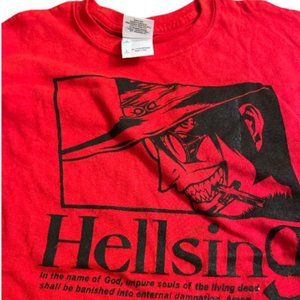 New Hellsing Alucard In the name of God Tee t-shirt shirt red a178 youth large